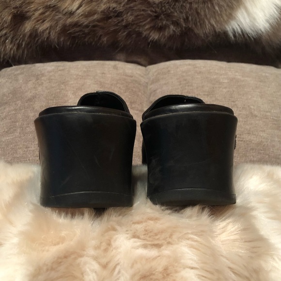 Bass Genuine Leather Black Mules - Picture 8 of 10